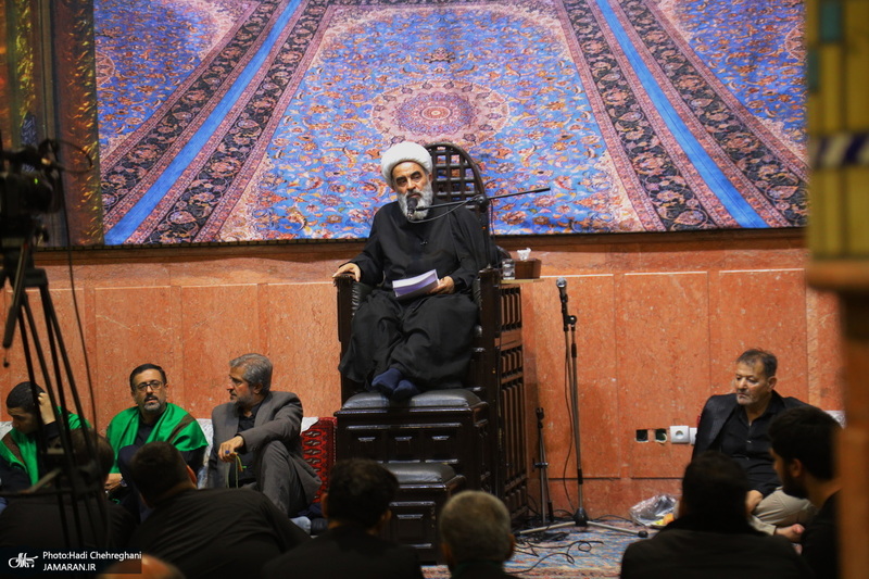 احیای شب بیست و یکم ماه رمضان در تکیه حاج سید حسن قم