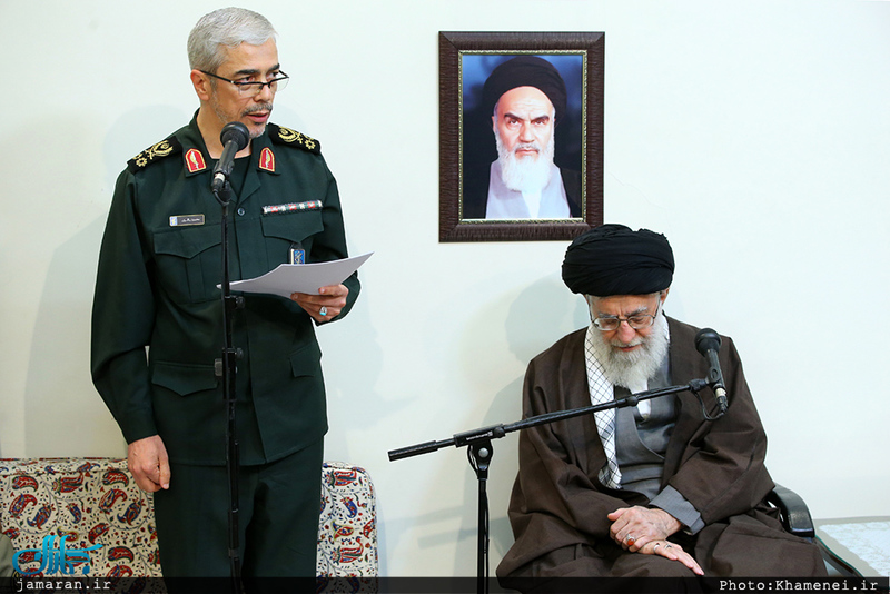 دیدار نوروزی فرماندهان ارشد نیروهای مسلح با فرمانده کل قوا