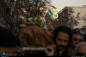 مراسم تشییع مرحوم علی اکبر معین فر