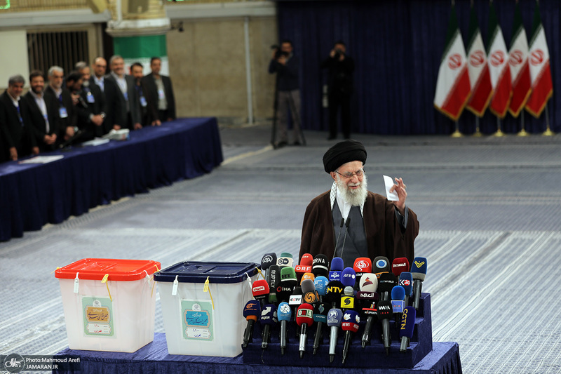  حضور رهبر انقلاب در انتخابات مجلس شورای اسلامی و مجلس خبرگان رهبری 