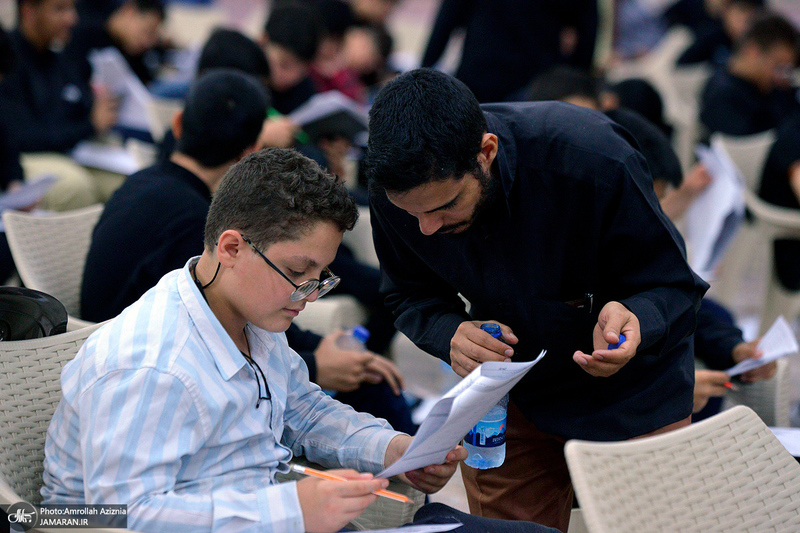 آزمون ورودی حوزه علمیه استان تهران در حرم مطهر امام خمینی