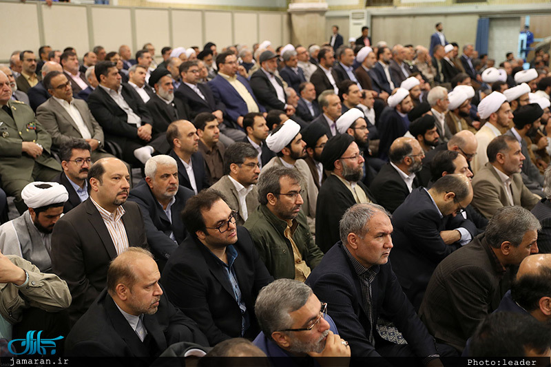 دیدار مسئولان نظام و سفرای کشورهای اسلامی با رهبر معظم انقلاب