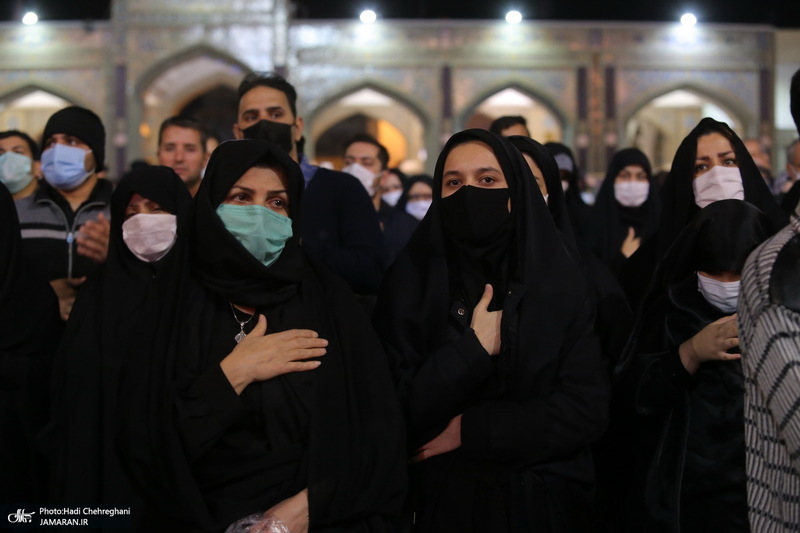 شب شهادت امام رضا(ع) در مشهد مقدس