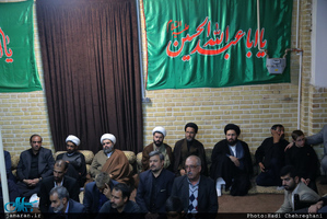 مراسم عزاداری شب شهادت امام موسی کاظم (ع) در بیت امام خمینی (ره) در قم