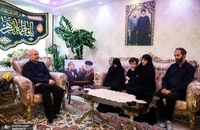 قالیباف در منزل شهید شادمانی (1)