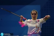 بازی های آسیایی 2022| نخستین مدال ووشو ایران با هنرنمایی زهرا کیانی+اهدای مدال