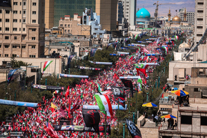 تشییع پیکر مطهر رهبر شهید انقلاب اسلامی در مشهد مقدس