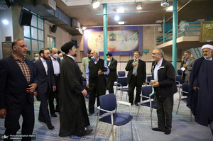 دیدار جمعی از معاونین و سفرای سابق وزارت خارجه‎‎ با سید حسن خمینی