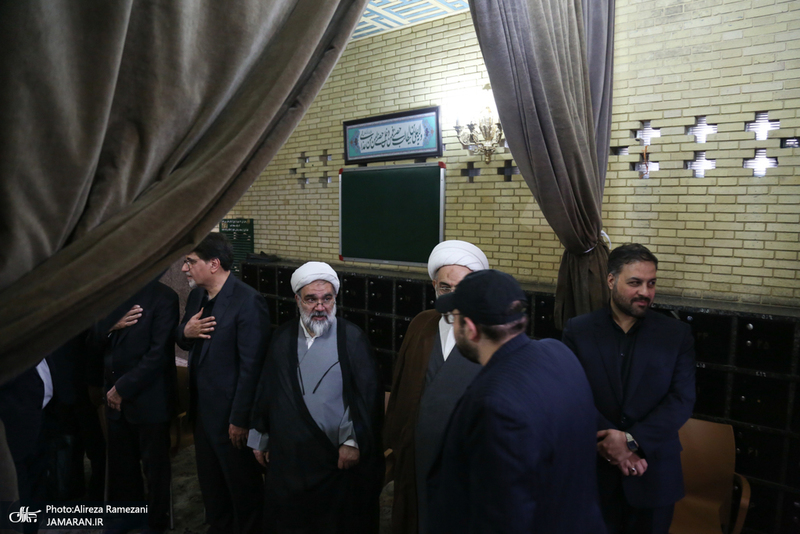 مرسم ختم مرحومه حاجیه خانم صدیقه بروجردی