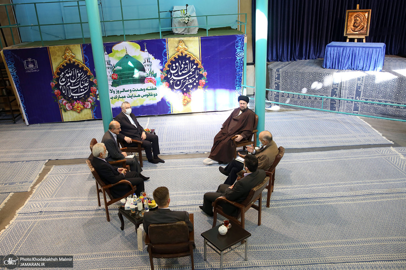 دیدار مفتی اعظم و سفیر کرواسی در ایران با سید حسن خمینی