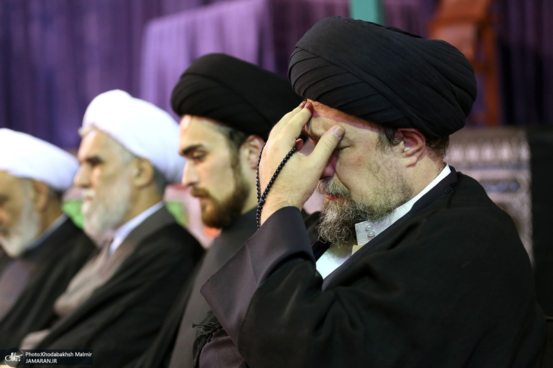 مراسم گرامیداشت رهبر شهید انقلاب در حسینیه جماران-1