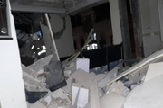 انفجار شدید در یک ساختمان ۴ طبقه مسکونی/ عکس