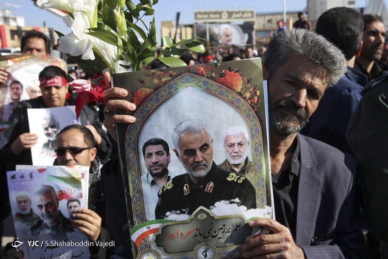 مراسم تشییع و خاکسپاری سردارحاج قاسم سلیمانی در کرمان