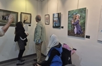 حضور علی ربیعی در اختتامیه چهارمین نمایشگاه هنری «ریشه‌های مانا» (9)