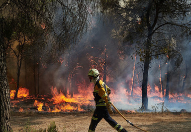  موج شدید گرما در اروپا و گسترش آتش‌سوزی جنگل‌ها 