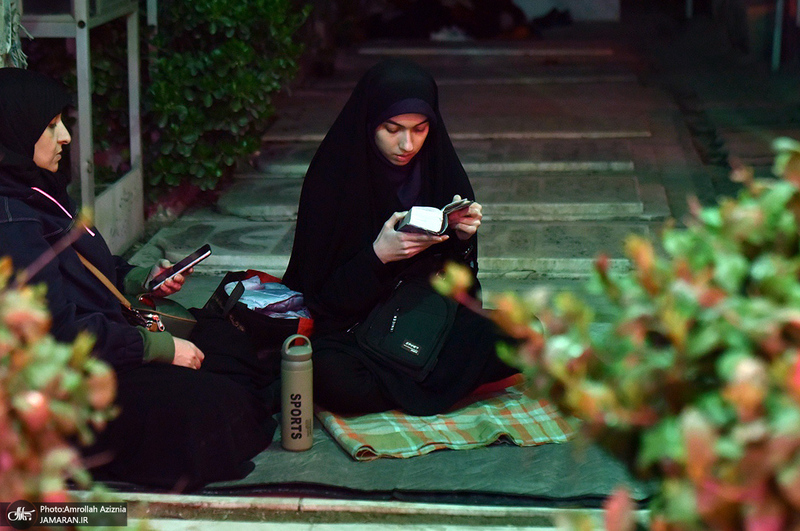 احیای شب بیست و سوم ماه رمضان در گلزار شهدای بهشت زهرا (س)