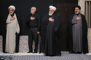 آخرین شب مراسم عزاداری محرم در حسینیه امام خمینی