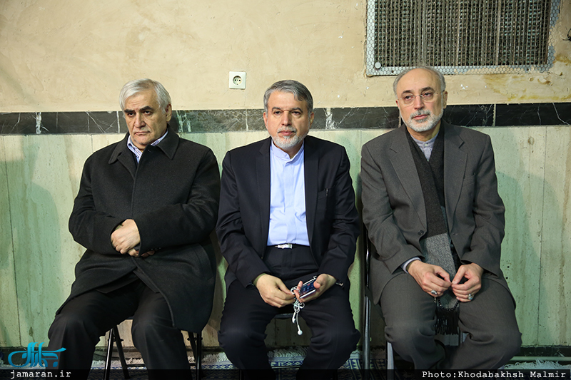 مراسم وداع با پیکر آیت الله هاشمی رفسنجانی در حسینیه جماران