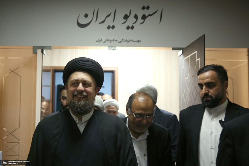 بازدید «سید حسن خمینی» از موسسه مطبوعاتی ایران