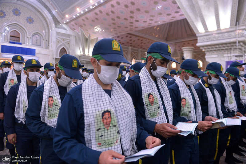 تجدید میثاق دانشجویان و فرماندهان دانشگاه افسری و تربیت پلیس امام حسن مجتبی‎‎ (ع) با آرمان حضرت امام خمینی (س)