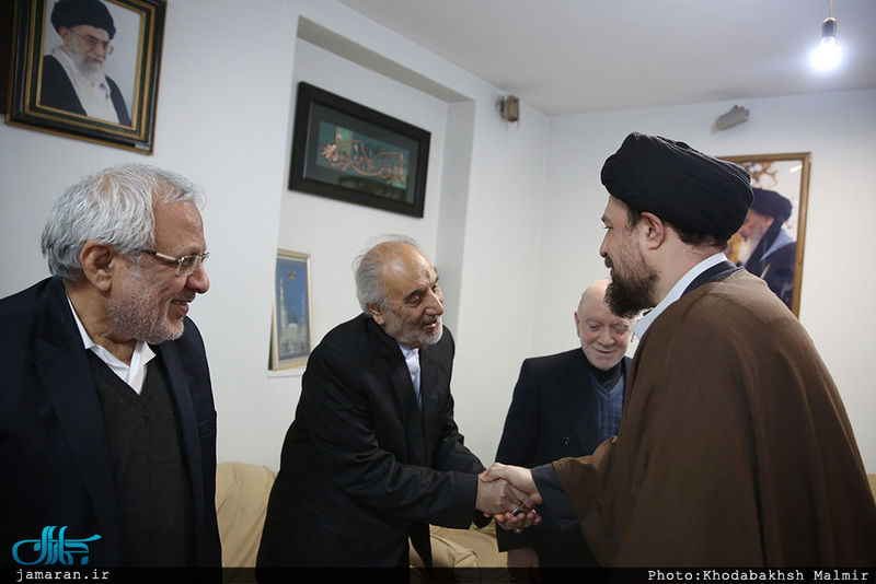 دیدار جمعی از اعضای شورای مرکزی حزب مؤتلفه با سید حسن خمینی 