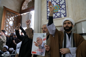 اجتماع طلاب در محکوم کردن اقدام تروریستی دولت آمریکا در به شهادت حاج قاسم سلیمانی