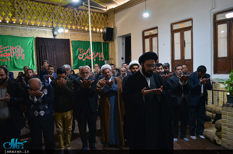 دیدار امام جمعه، مسئولین و جمعی از مردم شریف آباد استان تهران با سیدعلی خمینی