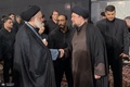 حضور آیت الله سید حسن خمینی در مراسم بزرگداشت رهبر شهید انقلاب در حرم مطهر رضوی