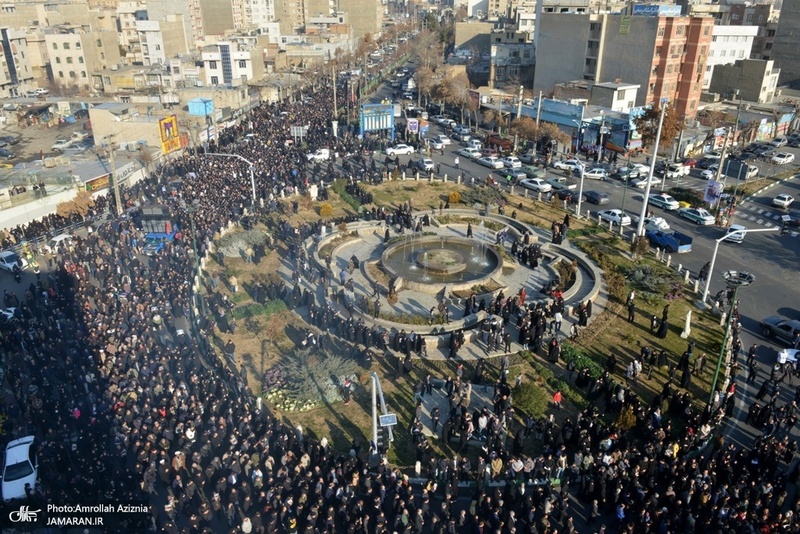 تشییع و خاکسپاری شهید هادی طارمی