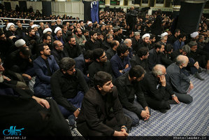 آخرین شب مراسم عزاداری حضرت اباعبدالله الحسین(ع) با حضور رهبر معظم انقلاب