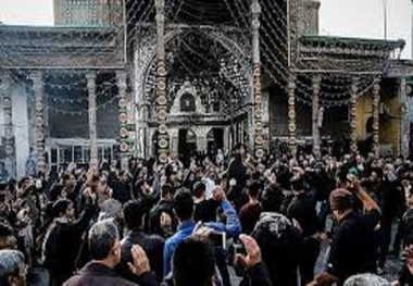 قبله تهران در سالروز شهادت حضرت فاطمه زهرا(س) به سوگ نشست