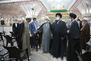 تجدید میثاق رئیس قوه قضائیه و مسئولان عالی قضایی با آرمان‌های حضرت امام خمینی (س)