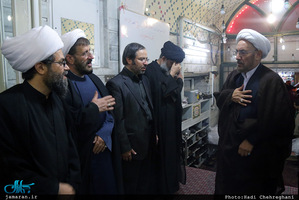 مراسم چهلمین روز درگذشت آیت الله راستی کاشانی(ره) در قم 