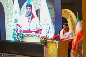 همایش جوانان هلال احمر استان مرکزی در بیت تاریخی حضرت امام