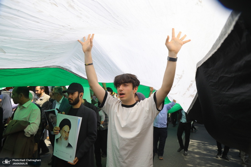 راهپیمایی باشکوه روز قدس در قم -2