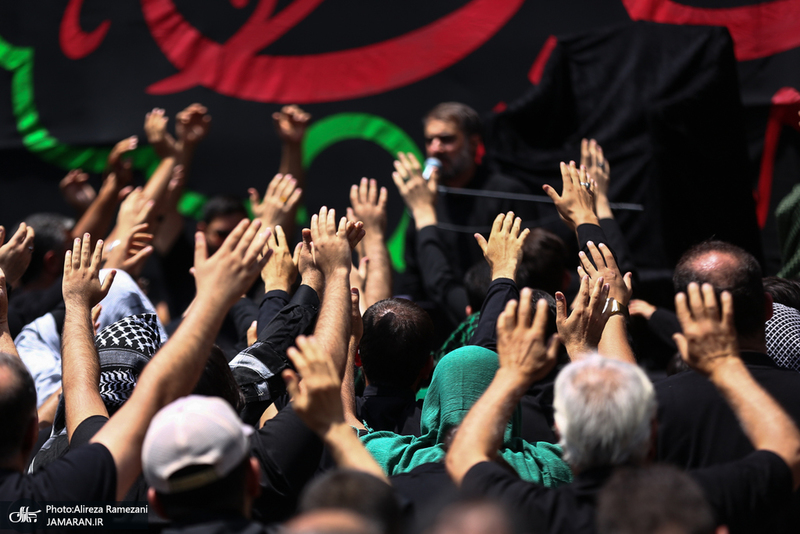 مراسم عزاداری روز تاسوعای حسینی (ع) در امام زاده صالح (ع)