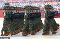 مراسم رژه نیروهای مسلح چین به مناسبت هشتادمین سال پایان جنگ جهانی با حضور پزشکیان رئیس جمهور ایران (30)