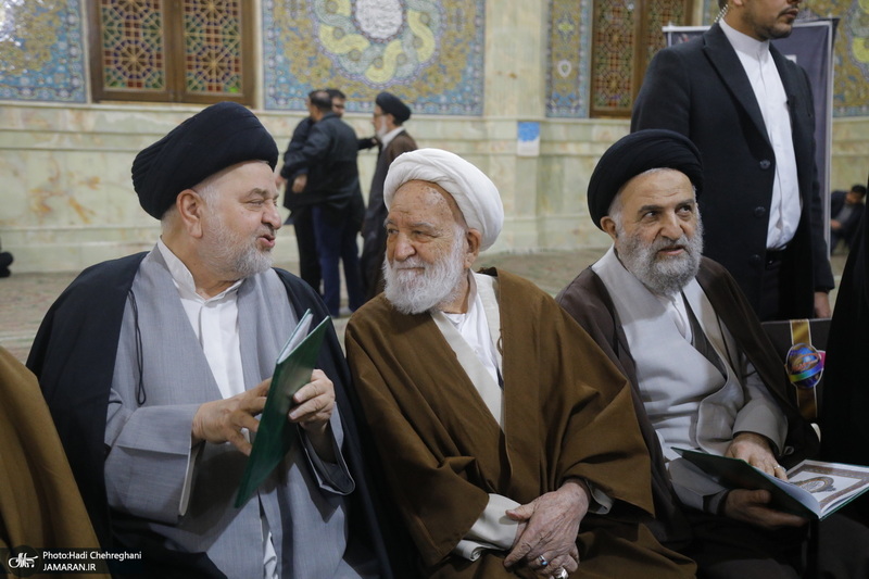 مراسم بزرگداشت آیت الله موسوی بجنوردی (ره) در قم - 1