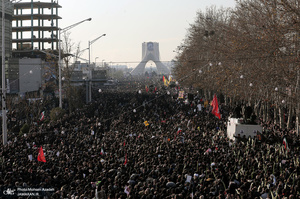 حضور میلیون ها تهرانی در تشییع پیکر مطهر سردار قاسم سلیمانی - 11