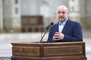 تجدید میثاق رئیس مجلس شورای اسلامی و نمایندگان با آرمان های حضرت امام (س)