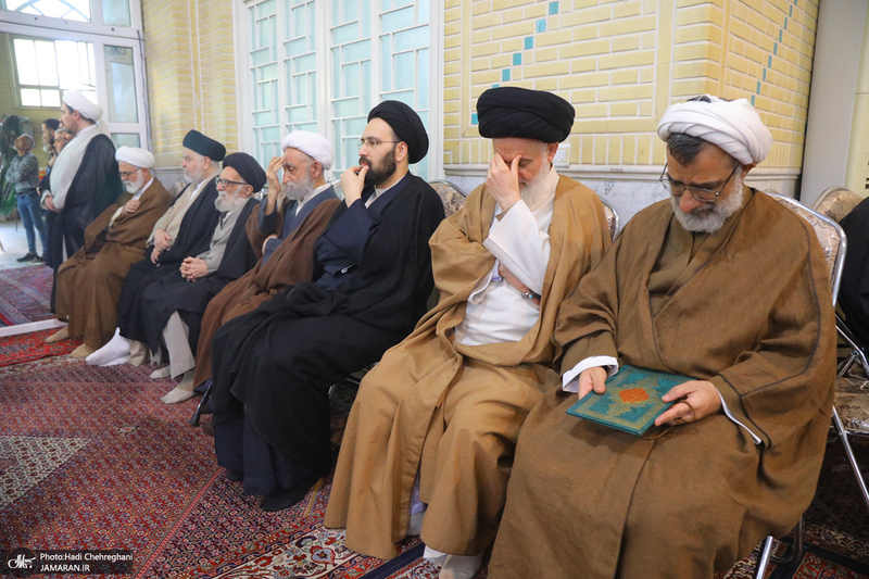 مراسم ختم مادر حجت الاسلام و المسلمین رسول جعفریان