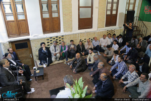 مراسم بزرگداشت حاج عیسی جعفری در بیت حضرت امام(س) در قم