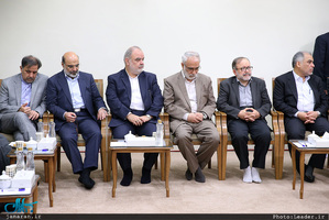 دیدار رئیس‌جمهور و اعضای هیأت دولت با رهبر معظم انقلاب