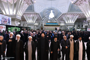 دومین شب عزاداری حضرت اباعبدالله الحسین (ع) در حرم امام خمینی