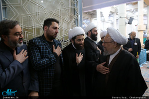 مراسم چهلم آیت الله حاج نصرالله شاه آبادی(ره) در مسجد اعظم قم