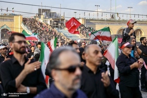 مراسم وداع با پیکر رهبر شهید