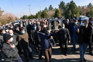 مراسم تشییع و خاکسپاری مرحوم حجت الاسلام و المسلمین سید رضا حسینی امین