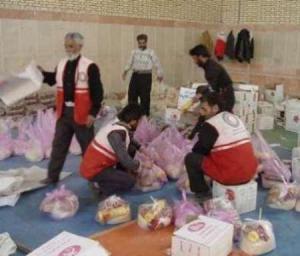 عیدانه هلال احمر مازندران به سه هزار خانواده نیازمند