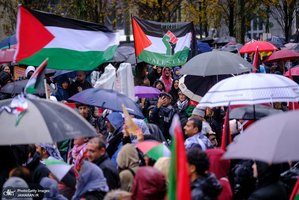 تظاهرات ضد صهیونیستی در قلب اروپا