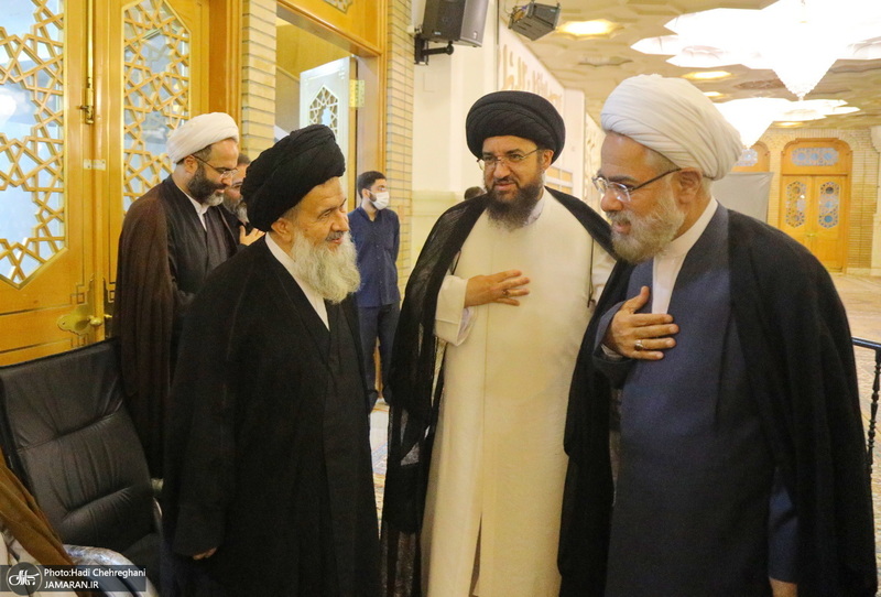 مراسم اولین سالگرد علامه حسن زاده آملی (ره) در حرم حضرت معصومه (س)‎‎